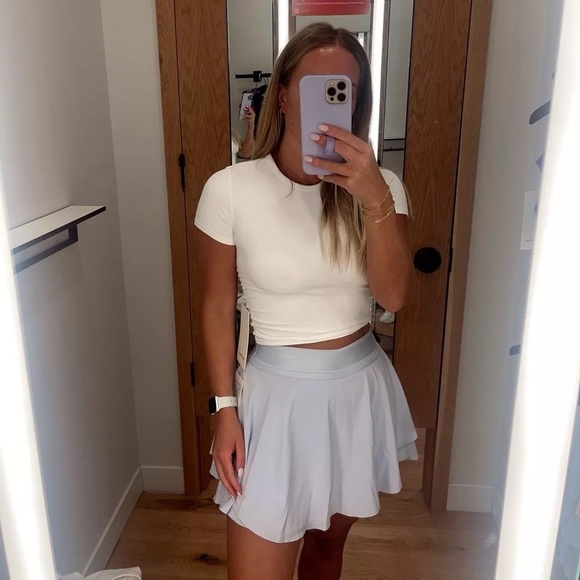 LULULEMON Court Rival High Rise Skirt in Blissful Blue 4